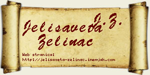 Jelisaveta Zelinac vizit kartica
